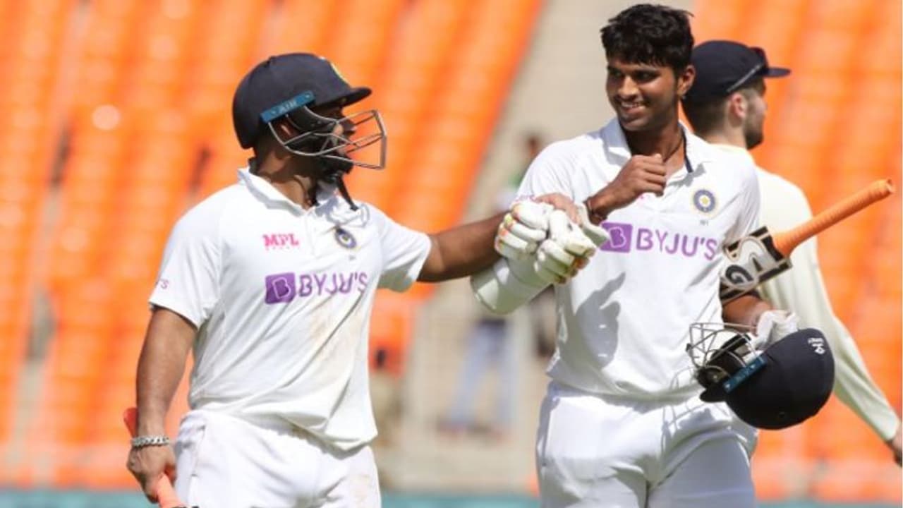 #INDvsENG ரிஷப் பண்ட் அதிரடி சதம்.. வாஷிங்டன் சுந்தர் பொறுப்பான அரைசதம்..! வலுவான முன்னிலையை நோக்கி இந்தியா