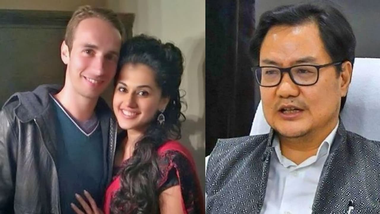 तापसी के घर पड़ा छापा तो ब्वॉयफ्रेंड ने मंत्री से कहा, आप कुछ कीजिए; रिजीजू ने दिया ये जवाब तापसी के घर पड़ा छापा तो ब्वॉयफ्रेंड ने मंत्री से कहा, आप कुछ कीजिए; रिजीजू ने दिया ये जवाब