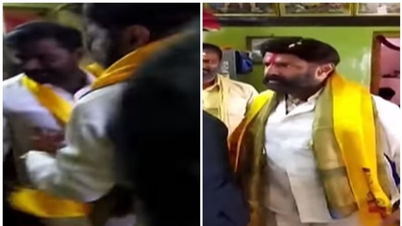 വീഡിയോ എടുത്തതിന് ആരാധകനെ തല്ലി നടന്‍ ബാലകൃഷ്ണ