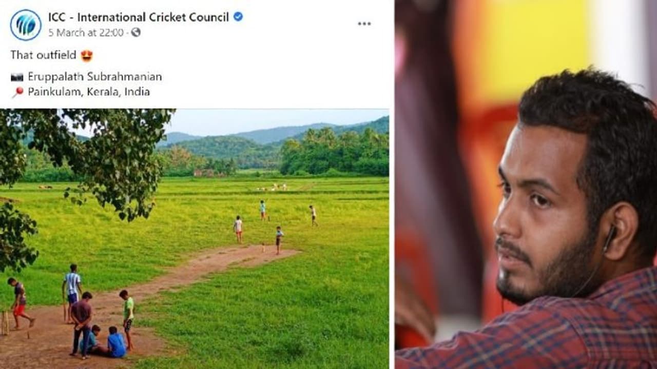 ഐസിസി വൈറലാക്കിയ ചിത്രത്തിന് പിന്നിലെ ഫോട്ടോഗ്രാഫര്, സുബ്രമണ്യന് ഇവിടെയുണ്ട് ഐസിസി വൈറലാക്കിയ ചിത്രത്തിന് പിന്നിലെ ഫോട്ടോഗ്രാഫര്, സുബ്രമണ്യന് ഇവിടെയുണ്ട്