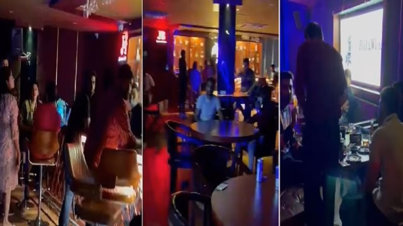 आधी रात के बाद शुरू लड़कियों की नाइट पार्टी, लड़कों के साथ डांस और छलके जाम..सब कुछ हुआ पुलिस सोती रही आधी रात के बाद शुरू लड़कियों की नाइट पार्टी, लड़कों के साथ डांस और छलके जाम..सब कुछ हुआ पुलिस सोती रही