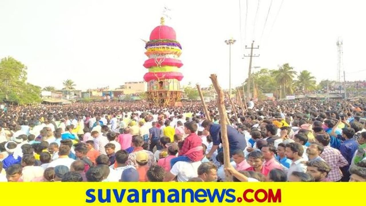 ಕೊರೋನಾ 2ನೇ ಅಲೆ ಮಧ್ಯೆಯೂ ಕೊಟ್ಟೂರೇಶ್ವರ ಸ್ವಾಮಿಯ ಅದ್ಧೂರಿ ರಥೋತ್ಸವ ಕೊರೋನಾ 2ನೇ ಅಲೆ ಮಧ್ಯೆಯೂ ಕೊಟ್ಟೂರೇಶ್ವರ ಸ್ವಾಮಿಯ ಅದ್ಧೂರಿ ರಥೋತ್ಸವ