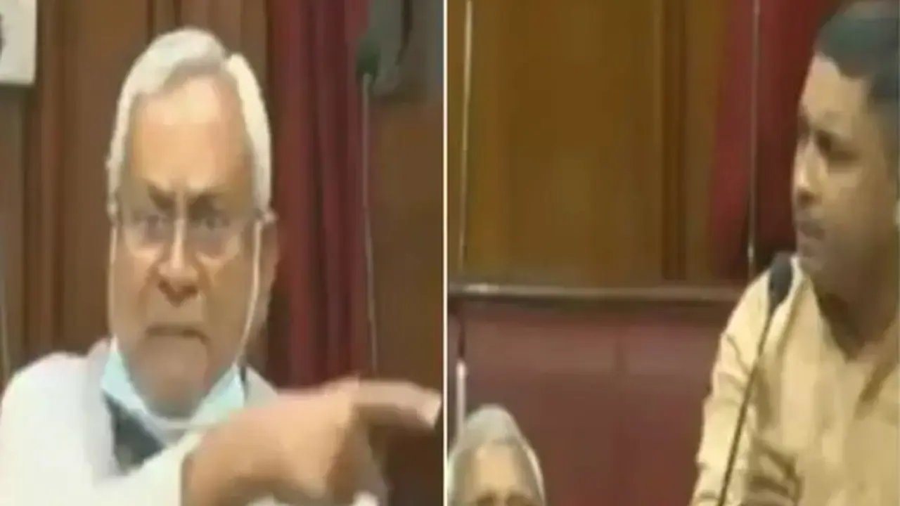 नीतीश कुमार सदन में भड़के, बोले जब मैं खड़ा हूं तो बैठिए, आप जरा नियम जानो... जानिए और क्या क्या कहा नीतीश कुमार सदन में भड़के, बोले जब मैं खड़ा हूं तो बैठिए, आप जरा नियम जानो... जानिए और क्या क्या कहा