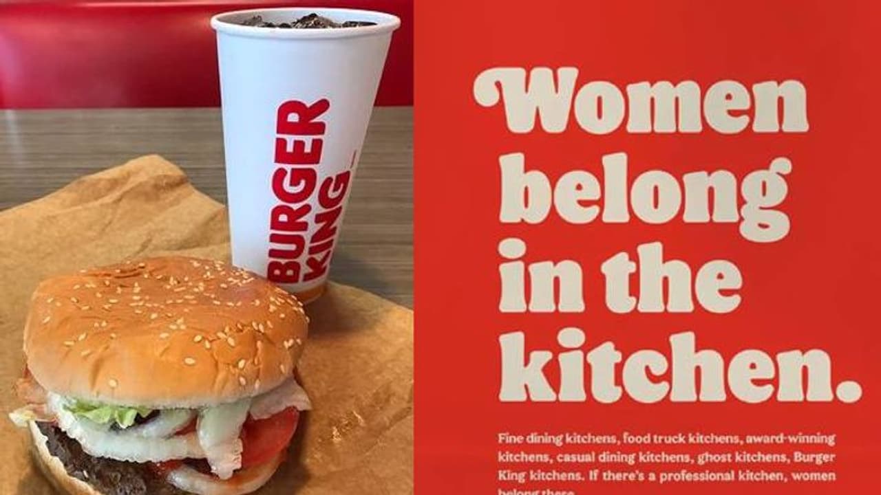 'സ്ത്രീകള് അടുക്കളയില് ഒതുങ്ങേണ്ടവര്'; വിവാദ ട്വീറ്റിന് ക്ഷമ പറഞ്ഞ് ബര്ഗര് കിങ് 'സ്ത്രീകള് അടുക്കളയില് ഒതുങ്ങേണ്ടവര്'; വിവാദ ട്വീറ്റിന് ക്ഷമ പറഞ്ഞ് ബര്ഗര് കിങ്