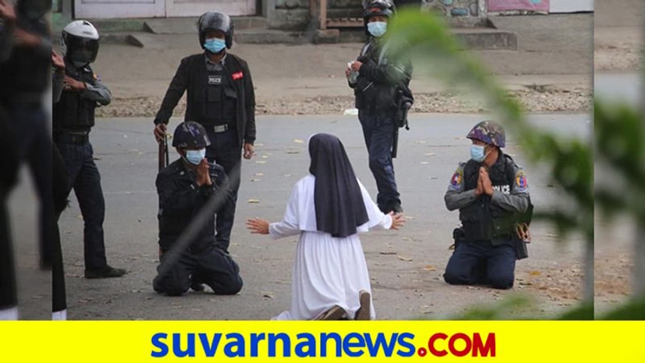 ಮಿಲಿಟರಿ ಮುಂದೆ ಮಂಡಿಯೂರಿ ನನ್ನ ಕೊಂದುಬಿಡಿ ಎಂದ ಕ್ರೈಸ್ತ ಸೈನ್ಯಾಸಿನಿ..! ಕಾರಣ ? ಮಿಲಿಟರಿ ಮುಂದೆ ಮಂಡಿಯೂರಿ ನನ್ನ ಕೊಂದುಬಿಡಿ ಎಂದ ಕ್ರೈಸ್ತ ಸೈನ್ಯಾಸಿನಿ..! ಕಾರಣ ?