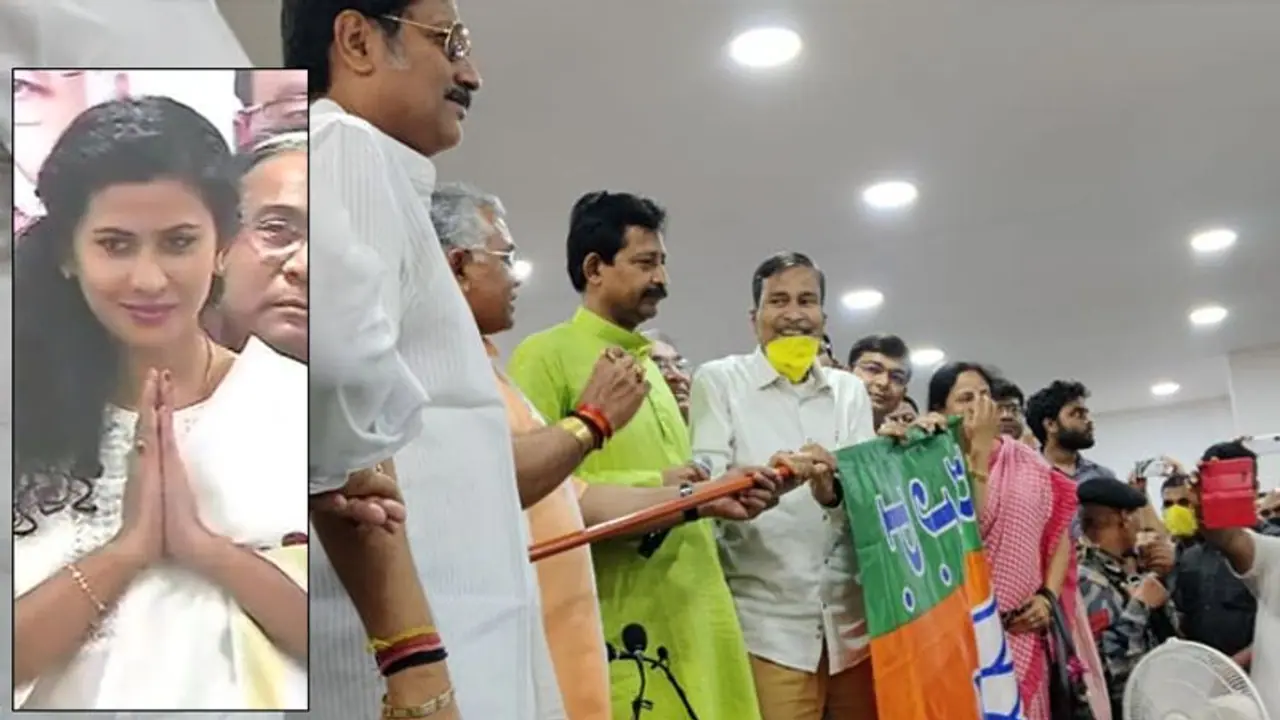 WestBengalelections: तृणमूल से एक और MLA भाजपा में शामिल, दो बंगाली एक्ट्रेस भी 'कमल' के साथ