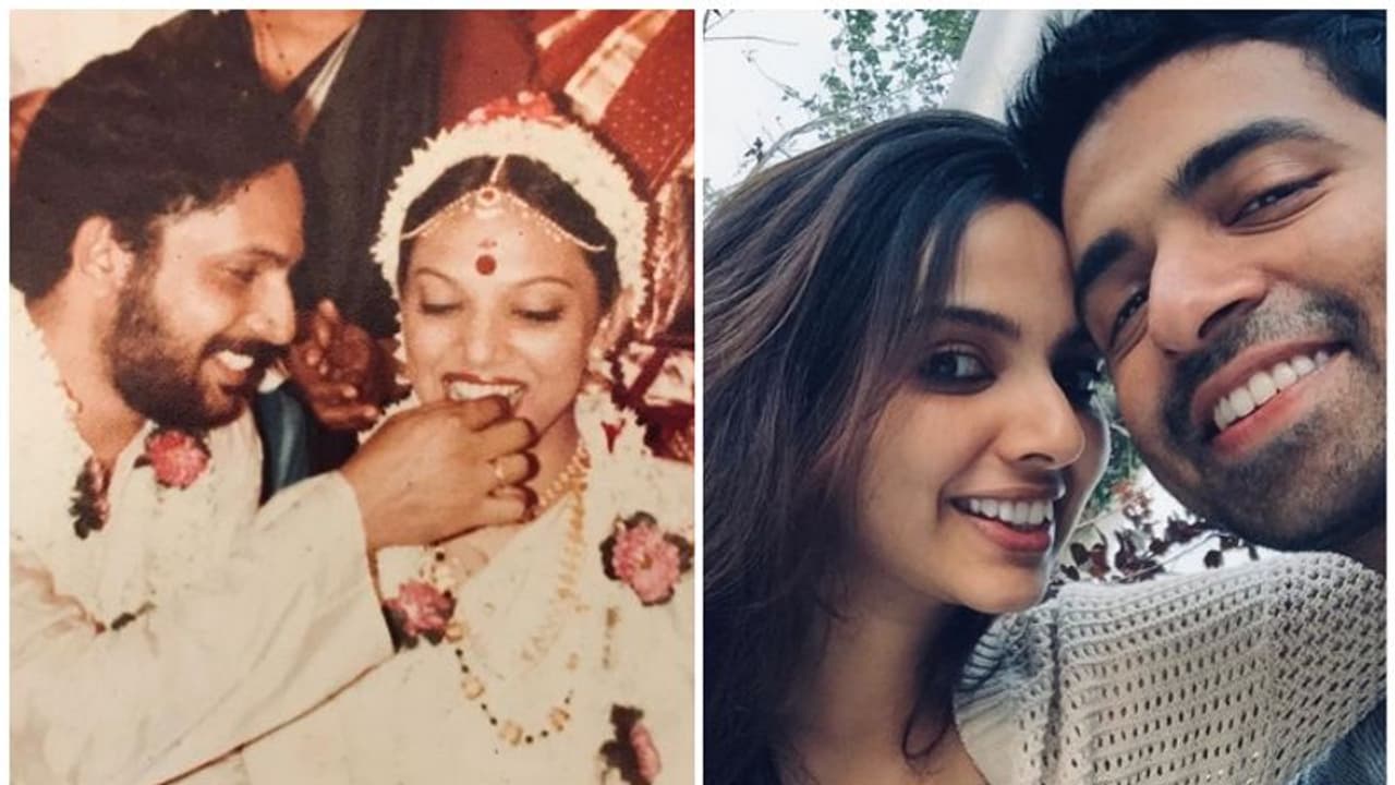 'അച്ഛനും അമ്മയ്ക്കും വിവാഹ വാര്ഷിക ആശംസകള്', ഫോട്ടോയുമായി സംവൃത സുനില് 'അച്ഛനും അമ്മയ്ക്കും വിവാഹ വാര്ഷിക ആശംസകള്', ഫോട്ടോയുമായി സംവൃത സുനില്