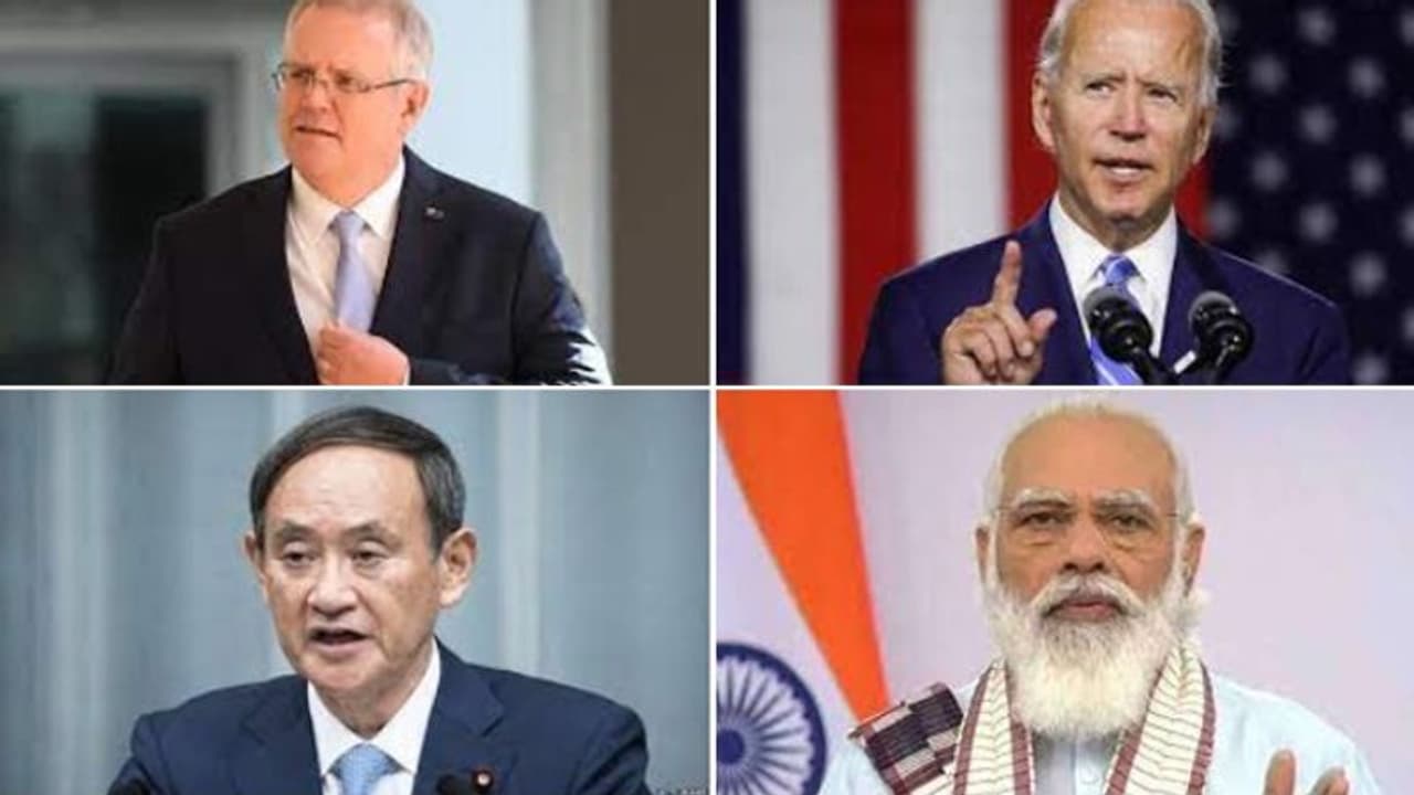 Quad देशों की पहली बैठक आज, PM मोदी की बाइडेन सुगा के साथ होगी चर्चा; चीन की ताकत पर लगाम की कोशिश Quad देशों की पहली बैठक आज, PM मोदी की बाइडेन सुगा के साथ होगी चर्चा; चीन की ताकत पर लगाम की कोशिश