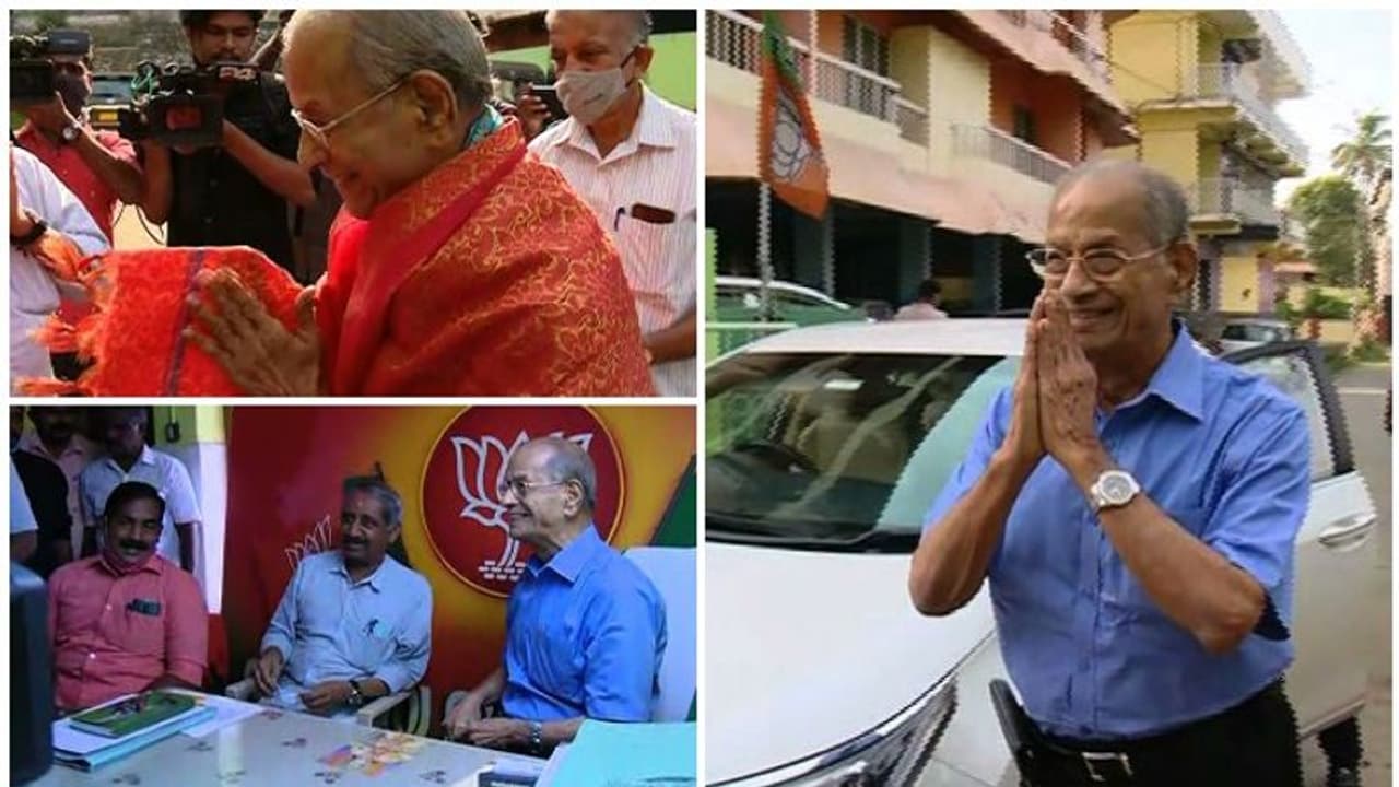 വികസന പദ്ധതികളിൽ എൽഡിഎഫ് സർക്കാരിനെ വിമർശിച്ച് ഇ ശ്രീധരൻ, പാലാക്കാട് പ്രചാരണം തുടങ്ങി വികസന പദ്ധതികളിൽ എൽഡിഎഫ് സർക്കാരിനെ വിമർശിച്ച് ഇ ശ്രീധരൻ, പാലാക്കാട് പ്രചാരണം തുടങ്ങി