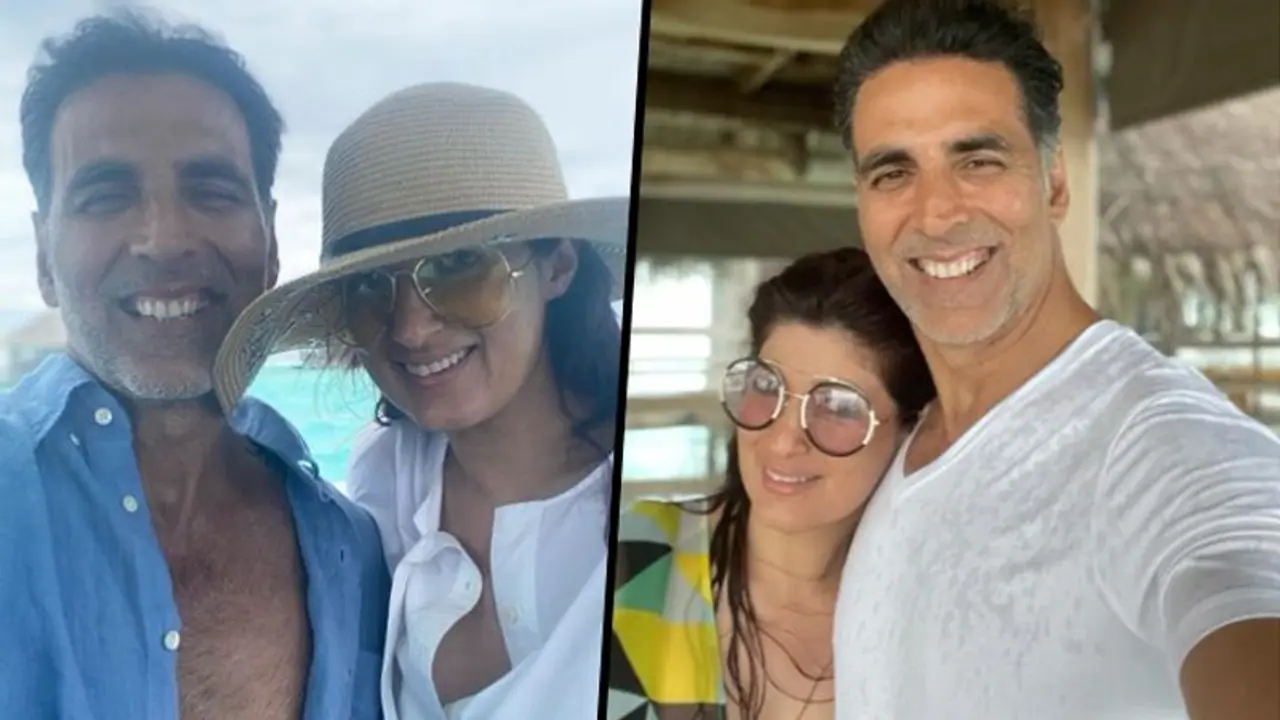 Twinkle Khanna enjoying vacation with Akshay Kumar, shares an adorable picture with message Twinkle Khanna enjoying vacation with Akshay Kumar, shares an adorable picture with message