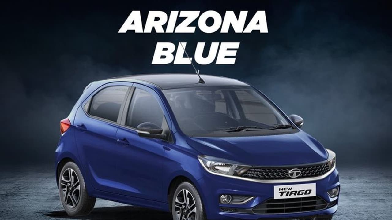 ಟಾಟಾ ಟಿಯಾಗೋ ಈಗ ಅರಿಝೋನಾ ಬ್ಲೂ ಬಣ್ಣದಲ್ಲಿ ಲಭ್ಯ! ಟಾಟಾ ಟಿಯಾಗೋ ಈಗ ಅರಿಝೋನಾ ಬ್ಲೂ ಬಣ್ಣದಲ್ಲಿ ಲಭ್ಯ!
