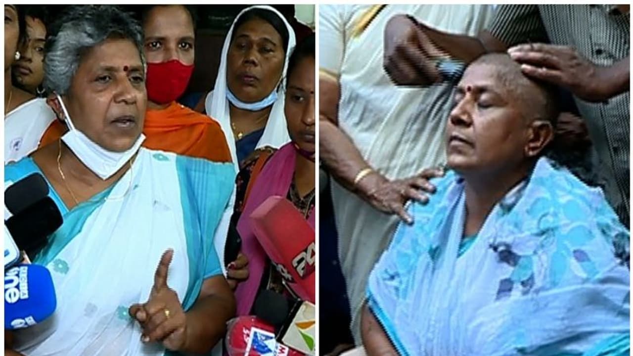 ಕಾಂಗ್ರೆಸ್ ಮಹಿಳಾ ಮೋರ್ಚಾ ಅಧ್ಯಕ್ಷೆಗೆ ಟಿಕೆಟ್ ನಿರಾಕರಣೆ; ತಲೆ ಬೋಳಿಸಿ ಪ್ರತಿಭಟನೆ! ಕಾಂಗ್ರೆಸ್ ಮಹಿಳಾ ಮೋರ್ಚಾ ಅಧ್ಯಕ್ಷೆಗೆ ಟಿಕೆಟ್ ನಿರಾಕರಣೆ; ತಲೆ ಬೋಳಿಸಿ ಪ್ರತಿಭಟನೆ!