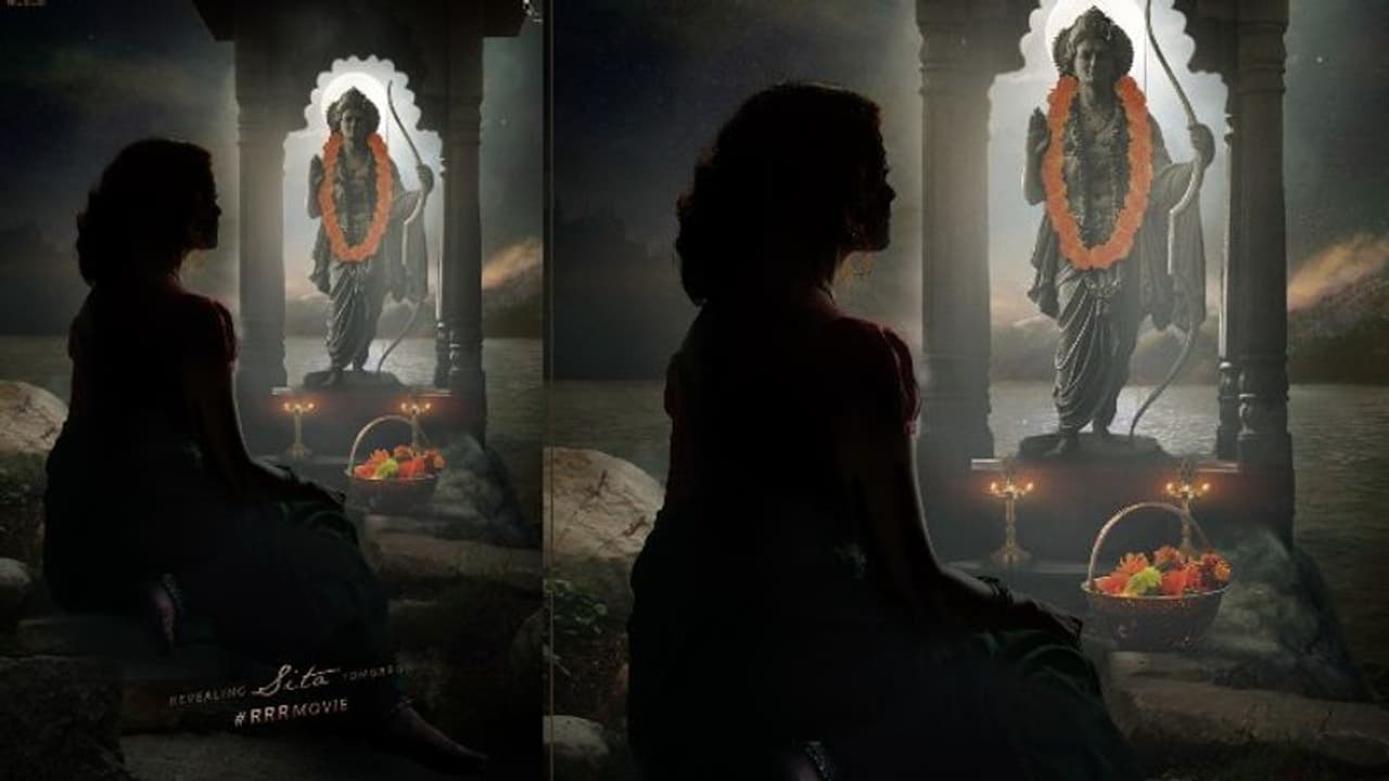 రాముడి పూజలో `సీత`..`ఆర్ఆర్ఆర్`లో ఆలియా ప్రీ లుక్ రాముడి పూజలో `సీత`..`ఆర్ఆర్ఆర్`లో ఆలియా ప్రీ లుక్