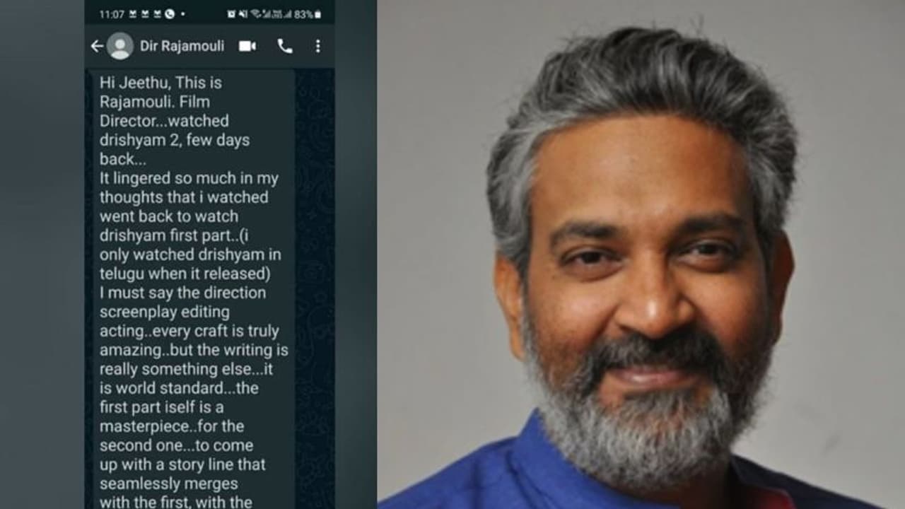 ఆ చిత్రం మాస్టర్ పీస్.. దృశ్యం2 దర్శకుడిపై రాజమౌళి ప్రశంసలు!