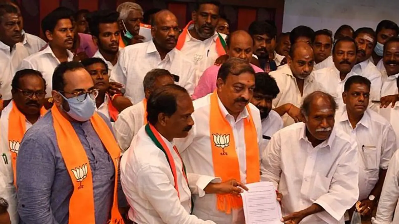 புதுச்சேரியில் 52% வாக்குகளை அள்ளப்போகும் பாஜக கூட்டணி... கதிகலங்கிப் போன காங்கிரஸ் திமுக...!