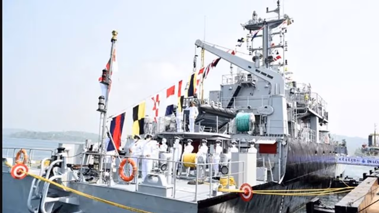 Indian Navy inducts landing craft utility ship capable of performing multi roles Indian Navy inducts landing craft utility ship capable of performing multi roles