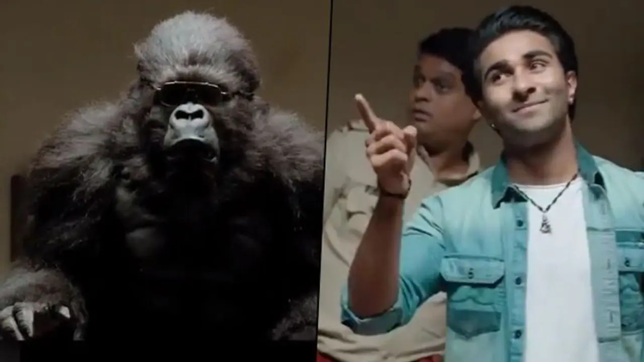 Aadar Jain asks co star 'gorilla' from Hello Charlie to groove to music; here's what he does next; Watch video
