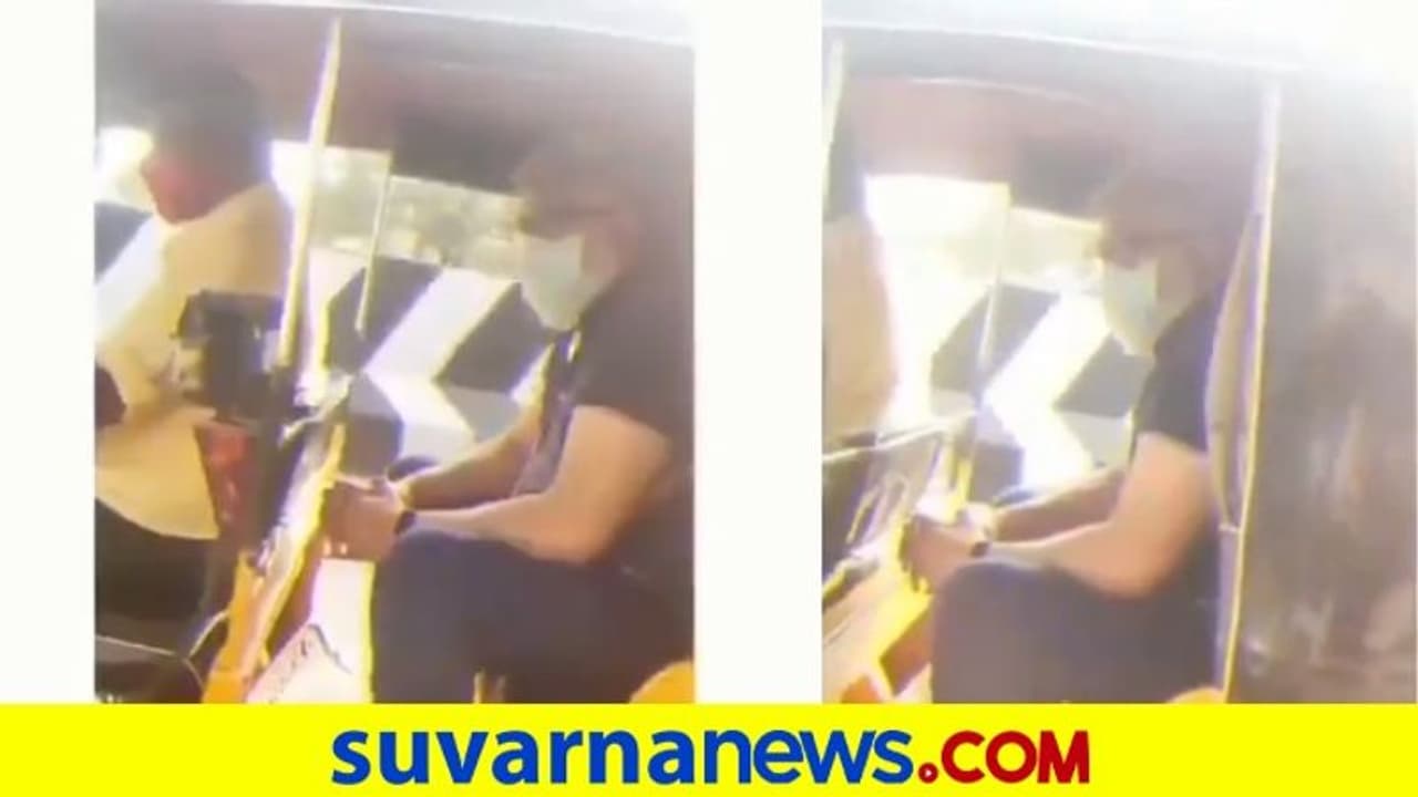 ಮಾಸ್ಕ್ ಧರಿಸಿ ಆಟೋದಲ್ಲಿ ಓಡಾಡುತ್ತಿರುವ ನಟ ತಲಾ ಅಜಿತ್ ಫೋಟೋ ವೈರಲ್!