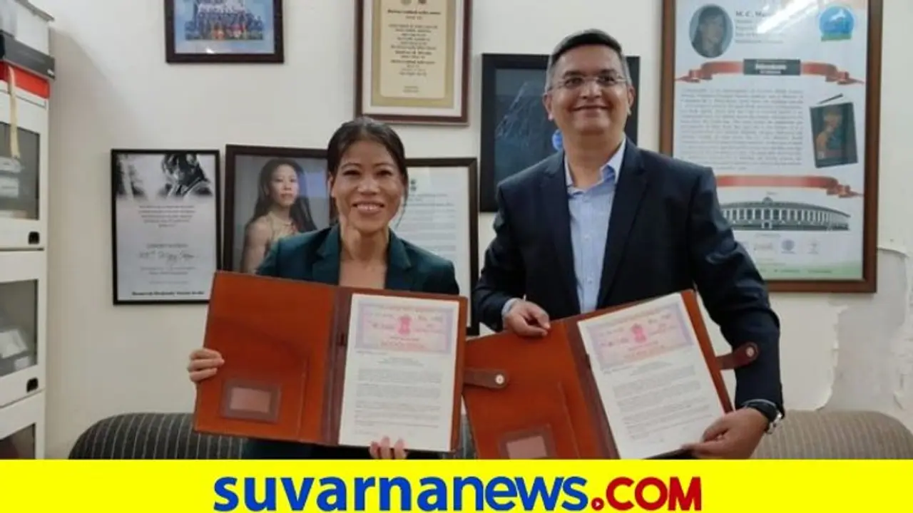 ಮೇರಿ ಕೋಮ್ ಬಾಕ್ಸಿಂಗ್ ಫೌಂಡೇಶನ್ಗೆ ಡ್ರೀಮ್ ಸ್ಪೋರ್ಟ್ಸ್ ಸಾಥ್ ಮೇರಿ ಕೋಮ್ ಬಾಕ್ಸಿಂಗ್ ಫೌಂಡೇಶನ್ಗೆ ಡ್ರೀಮ್ ಸ್ಪೋರ್ಟ್ಸ್ ಸಾಥ್