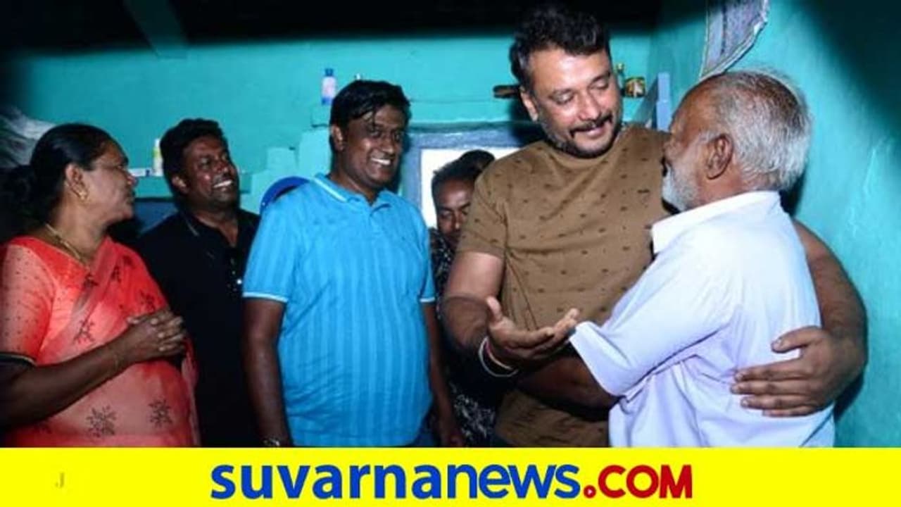 ರಿಯಲ್ ಸಾರಥಿ ಜೊತೆ ದರ್ಶನ್; ಶಾಲಾ ಬಸ್ ಡ್ರೈವರ್‌ಗೆ 80ನೇ ಹುಟ್ಟುಹಬ್ಬ!