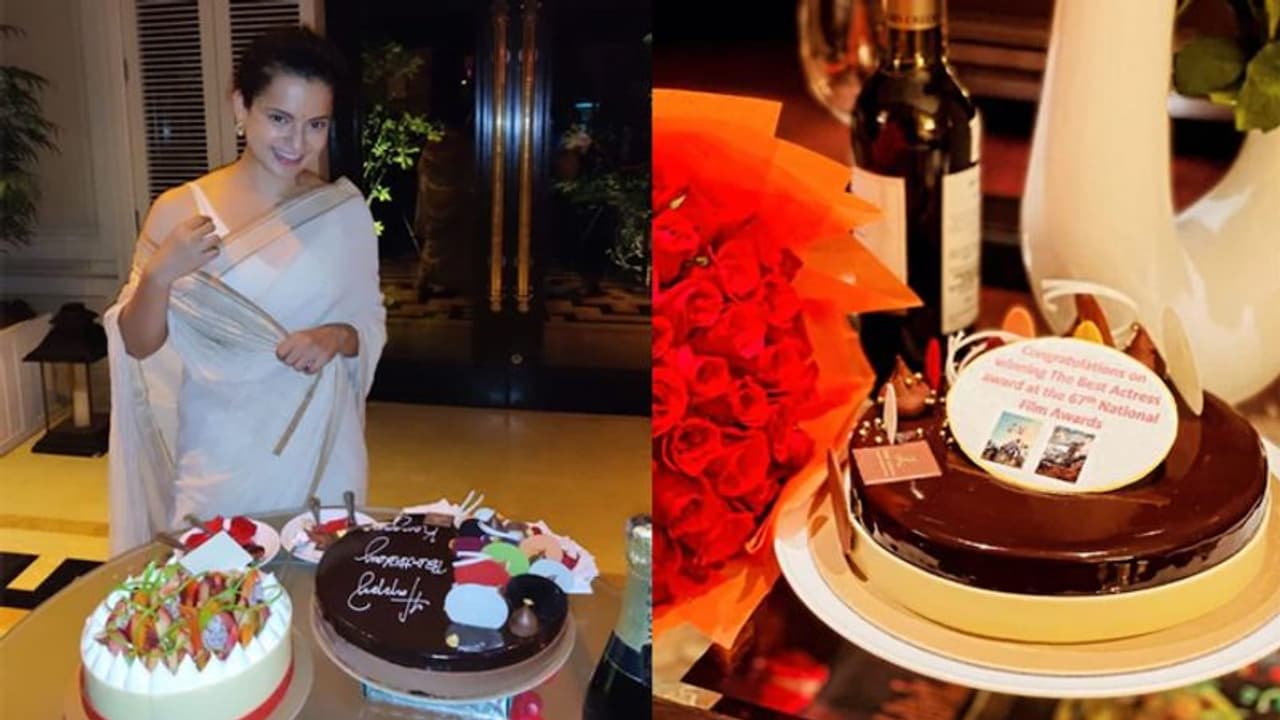 सफेद साड़ी और चेहरे पर मुस्कान लिए खूबसूरत दिखी Kangana Ranaut, बर्थडे पर काटे अपनी पसंद के 2 केक सफेद साड़ी और चेहरे पर मुस्कान लिए खूबसूरत दिखी Kangana Ranaut, बर्थडे पर काटे अपनी पसंद के 2 केक