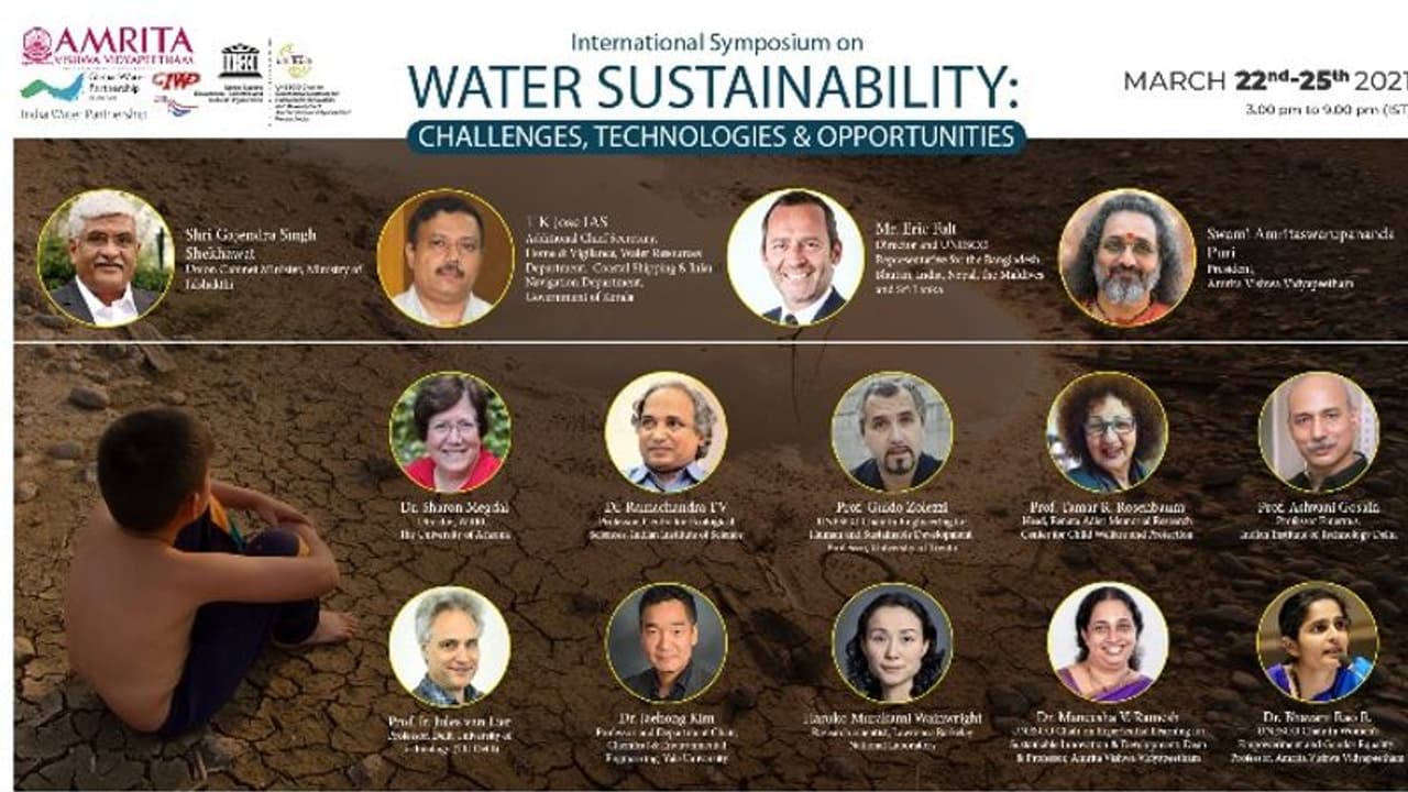 ജലസംരക്ഷണത്തിന്റെ പ്രാധാന്യം; അന്താരാഷ്ട്ര സിംപോസിയത്തിന് അമൃത വിശ്വവിദ്യാപീഠത്തിൽ തുടക്കമായി..
