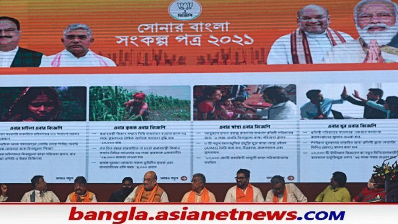ক্ষমতায় এলেই CAA লাগু, 'সোনার বাংলা' গড়ার ডাক কেমন হল বিজেপির ইস্তাহার