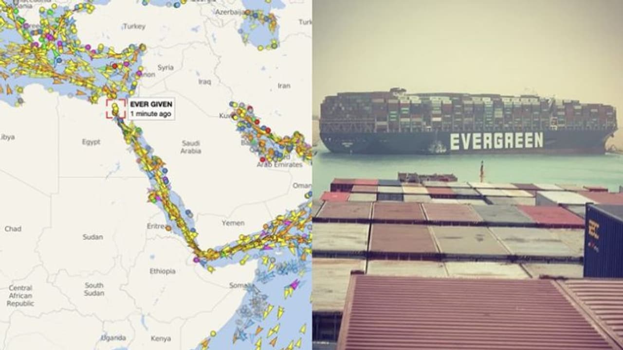 സൂയസ് കനാലില് 'ട്രാഫിക്ക് ബ്ലോക്ക്'; സമുദ്രപാതയില് കുടുങ്ങി നിരവധി കപ്പലുകള് സൂയസ് കനാലില് 'ട്രാഫിക്ക് ബ്ലോക്ക്'; സമുദ്രപാതയില് കുടുങ്ങി നിരവധി കപ്പലുകള്