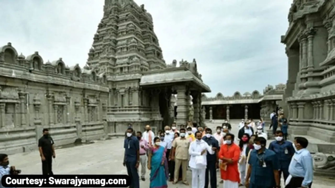 Telangana: Ancient shrine of Lord Lakshmi Narasimha Swamy renovated, ready for inauguration Telangana: Ancient shrine of Lord Lakshmi Narasimha Swamy renovated, ready for inauguration