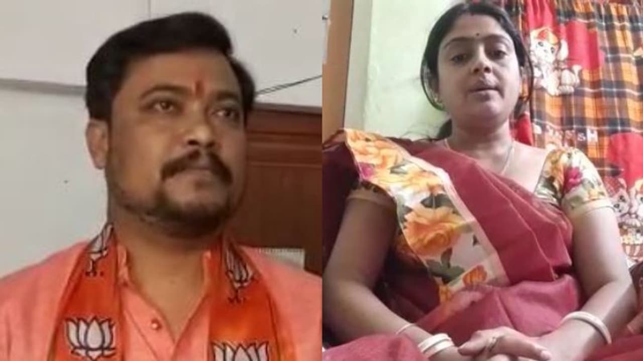 স্বামীর বিরুদ্ধে 'ভিডিও বোমা' নিক্ষেপ স্ত্রী র, প্রকাশ্যে কালিয়াগঞ্জের বিজেপি প্রার্থীর দাম্পত্য কলহ
