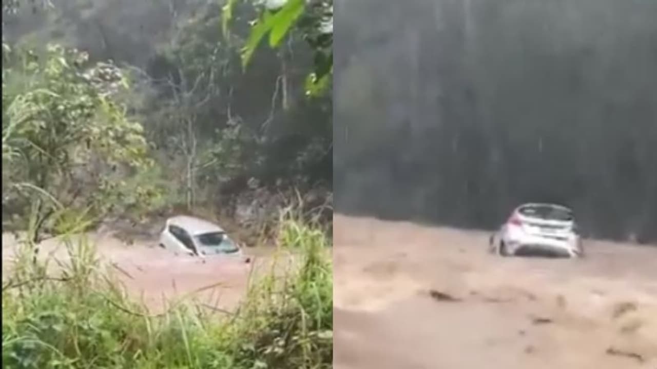 പ്രളയം; ഒഴുകിപ്പോകുന്ന കാറിന്റെ ദൃശ്യം പങ്കുവച്ച് ഓസ്ട്രേലിയൻ പ്രധാനമന്ത്രി