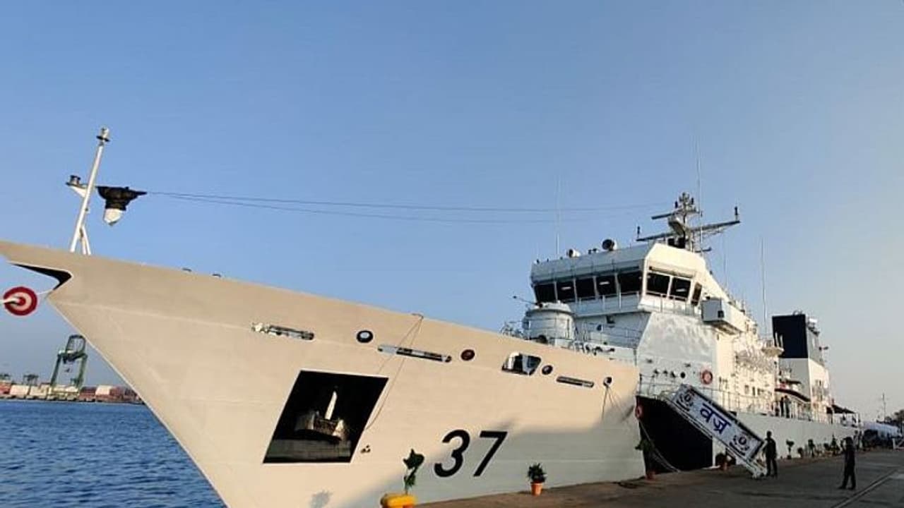 Sixth Offshore Patrol Vessel Vajra joins Coast Guard Sixth Offshore Patrol Vessel Vajra joins Coast Guard