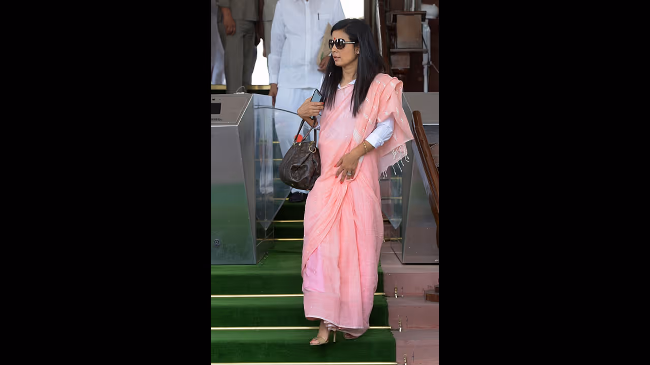 MP Mahua Moitra breaks silence over her clip 'hiding' LV bag goes viral