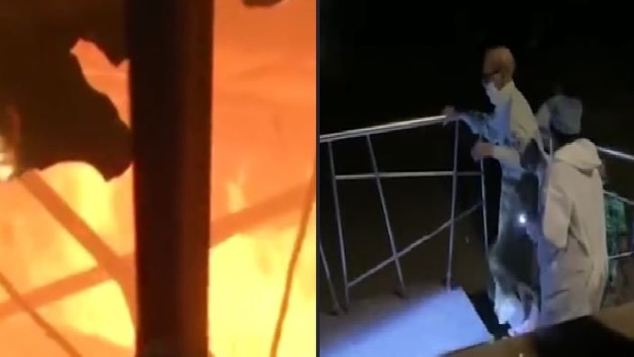 मॉल की तीसरी मंजिल पर बना था कोविड हॉस्पिटल, आग लगने से अब तक 10 की मौत,CM ने कहा माफी मांगता हूं मॉल की तीसरी मंजिल पर बना था कोविड हॉस्पिटल, आग लगने से अब तक 10 की मौत,CM ने कहा माफी मांगता हूं