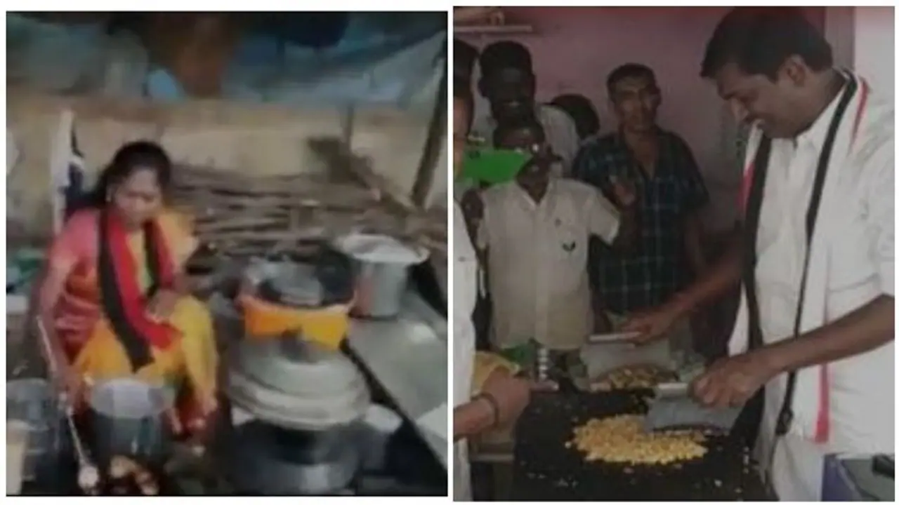 நீ பரோட்டா போட்டால் நான் கொத்து பரோட்டா போடுவேன்... எல்லை தாண்டி அடிக்கும் அதிமுக வேட்பாளர்..! நீ பரோட்டா போட்டால் நான் கொத்து பரோட்டா போடுவேன்... எல்லை தாண்டி அடிக்கும் அதிமுக வேட்பாளர்..!