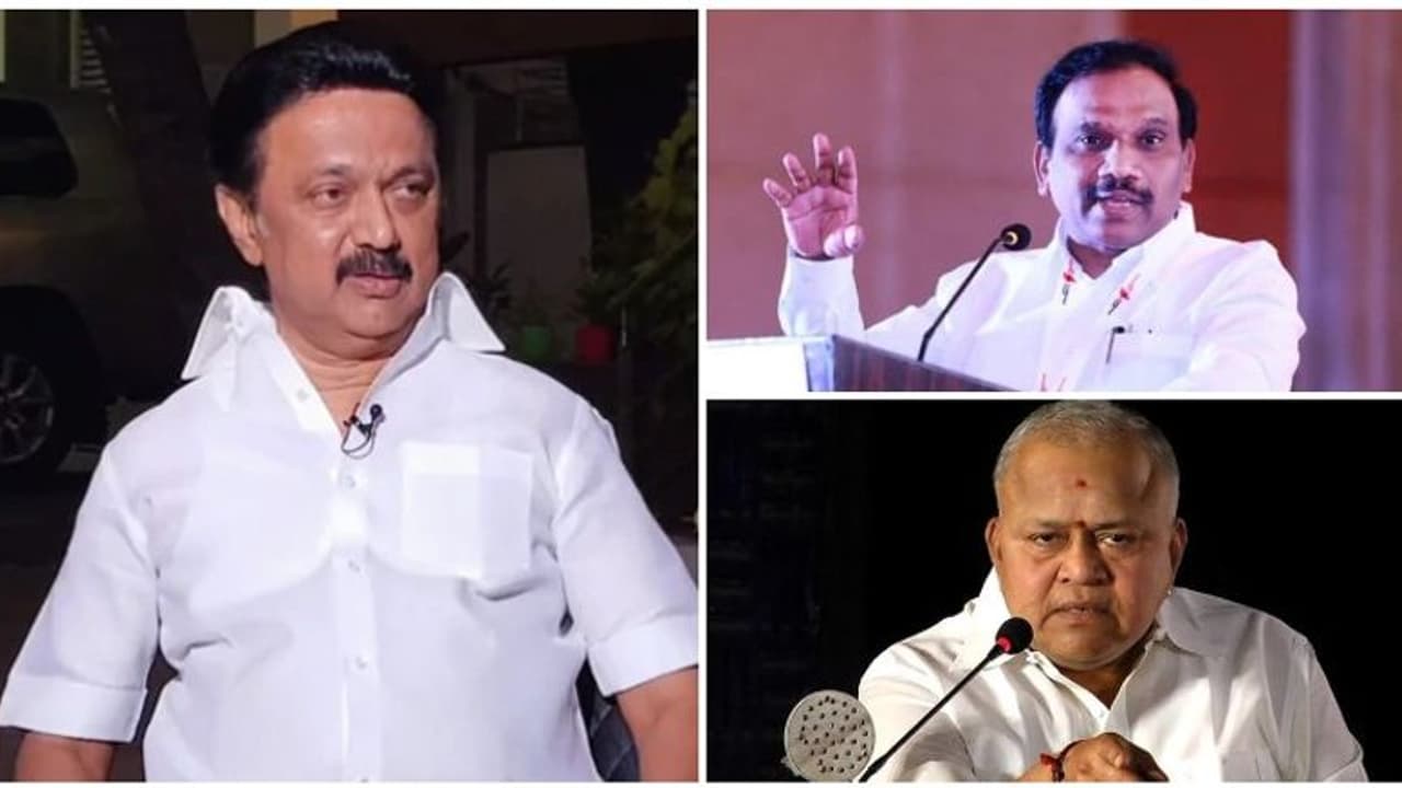 நடிகர் ராதாரவிக்கு ஒரு நியாயம்... ஆ. ராசாவுக்கு ஒரு நியாயம்..? கிழிந்து தொங்கும் திமுக முகத்திரை..!