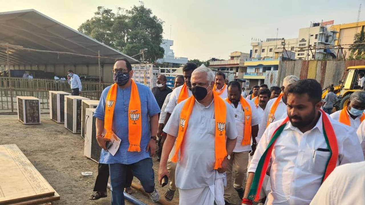 மார்ச் 30ல் பிரதமர் மோடி வருகை... புதுச்சேரியில் தீயாய் வேலை செய்யும் பாஜக எம்.பி. ராஜீவ் சந்திரசேகர்...!