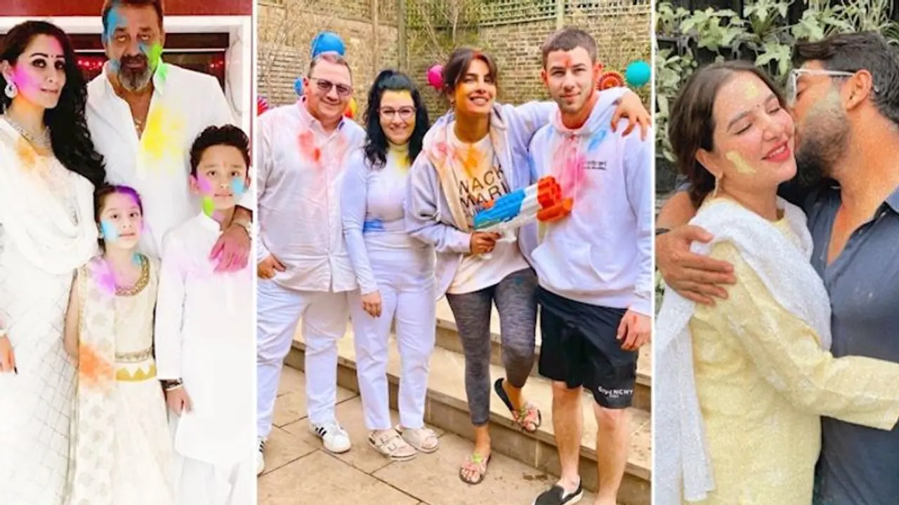 Sanjay Dutt to Priyanka Chopra to Subhashree Ganguly: Here's how actors celebrated Holi (Pictures) Sanjay Dutt to Priyanka Chopra to Subhashree Ganguly: Here's how actors celebrated Holi (Pictures)