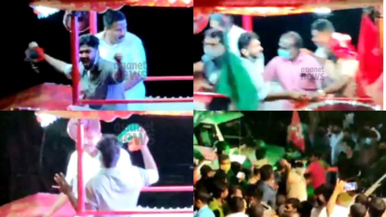 എൽഡിഎഫ് സ്ഥാനാര്ത്ഥിയുടെ പ്രചാരണ വാഹനത്തിൽ അതിക്രമിച്ചു കയറി യുഡിഎഫ് പ്രവര്ത്തകൻ; കോതമംഗലത്ത് സംഘര്ഷം എൽഡിഎഫ് സ്ഥാനാര്ത്ഥിയുടെ പ്രചാരണ വാഹനത്തിൽ അതിക്രമിച്ചു കയറി യുഡിഎഫ് പ്രവര്ത്തകൻ; കോതമംഗലത്ത് സംഘര്ഷം
