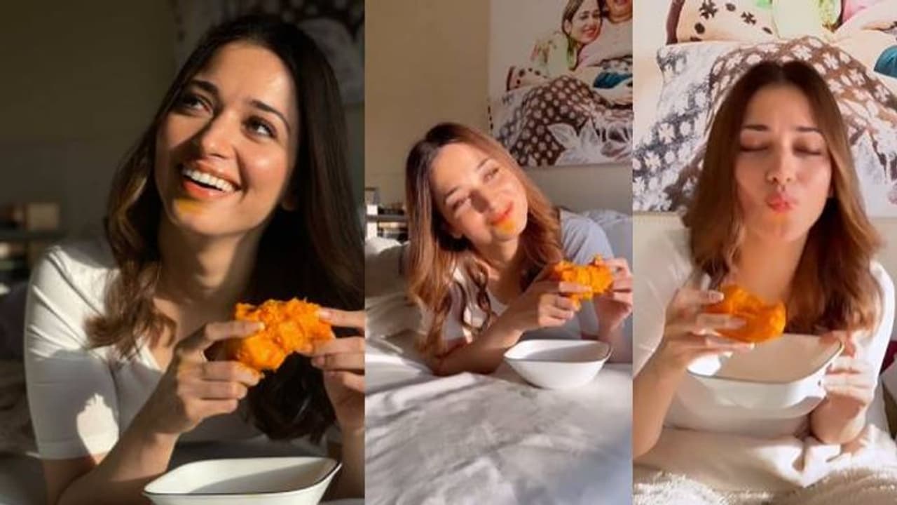 ഇത് തമന്ന സ്റ്റൈല്‍ 'ഡോണ്ട് റഷ് ചലഞ്ച്'; വൈറലായി വീഡിയോ