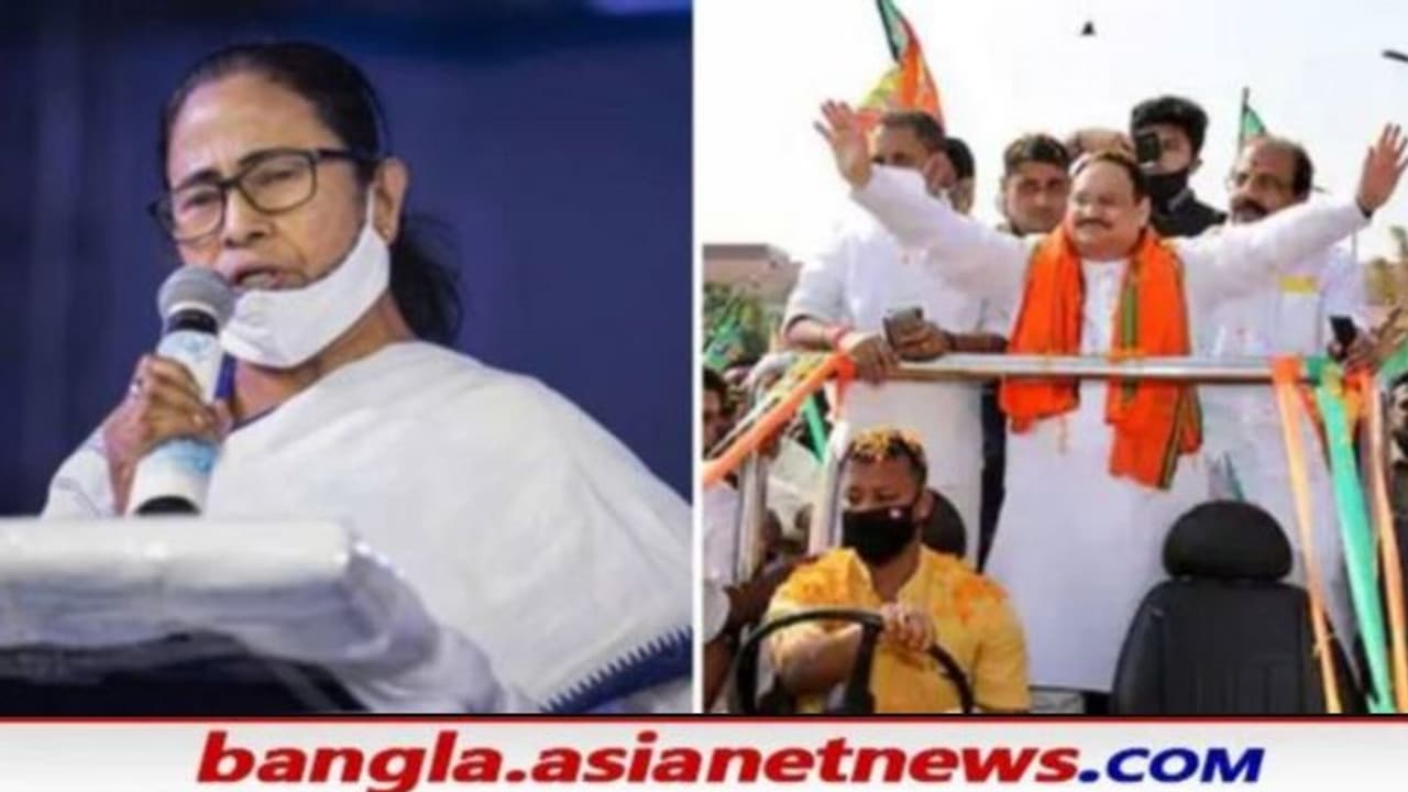 আজ রাজ্যে হেভিওয়েট ২, ময়দানে মুখোমুখি মমতা নাড্ডা