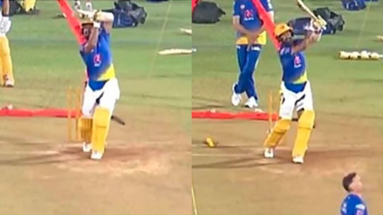 #IPL2021 நானும் சிக்ஸர்லாம் அடிப்பேன்டா.. நெட்டில் சிக்ஸர் மழை பொழிந்த புஜாரா.. வீடியோ #IPL2021 நானும் சிக்ஸர்லாம் அடிப்பேன்டா.. நெட்டில் சிக்ஸர் மழை பொழிந்த புஜாரா.. வீடியோ