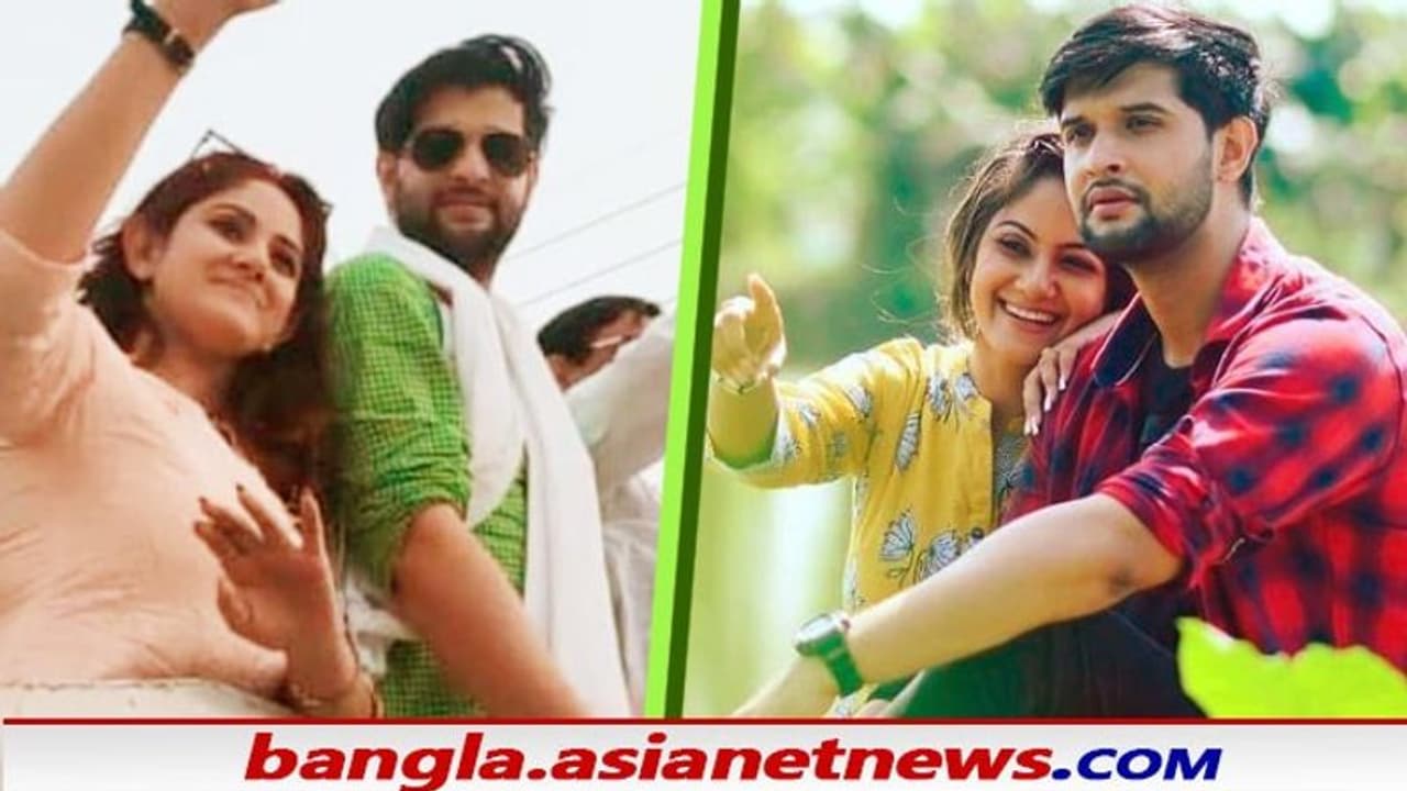 খেলা হবে গানে নাচ, ভোট প্রচারে বেরিয়ে নজর কাড়লেন নীল তৃণা