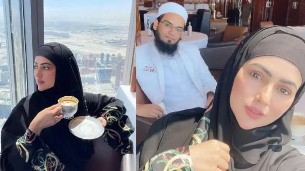 'ഗോള്‍ഡ് പ്ലേറ്റഡ് കോഫി'; ഇത് ഭര്‍ത്താവ് നല്‍കിയ സര്‍പ്രൈസ്; സന്തോഷം പങ്കുവച്ച് സന ഖാന്‍