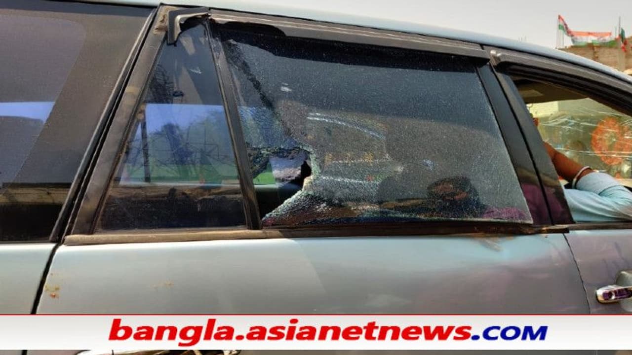 শুভেন্দু অধিকারীর গাড়িতে 'পাকিস্তানি'দের হামলা ইটের ঘায়ে ভাঙল কাচ, অক্ষত বিজেপি নেতা শুভেন্দু অধিকারীর গাড়িতে 'পাকিস্তানি'দের হামলা ইটের ঘায়ে ভাঙল কাচ, অক্ষত বিজেপি নেতা