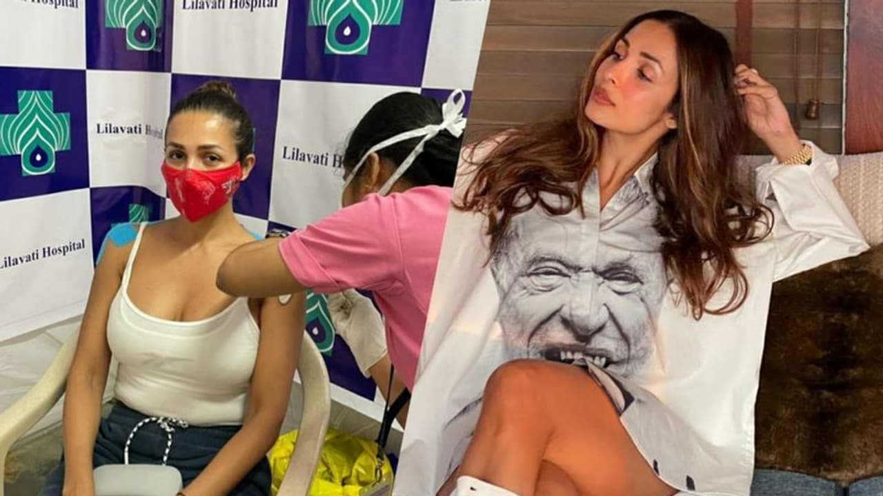 Malaika Arora gets first dose of Covid 19 vaccine; thanks frontline workers Malaika Arora gets first dose of Covid 19 vaccine; thanks frontline workers