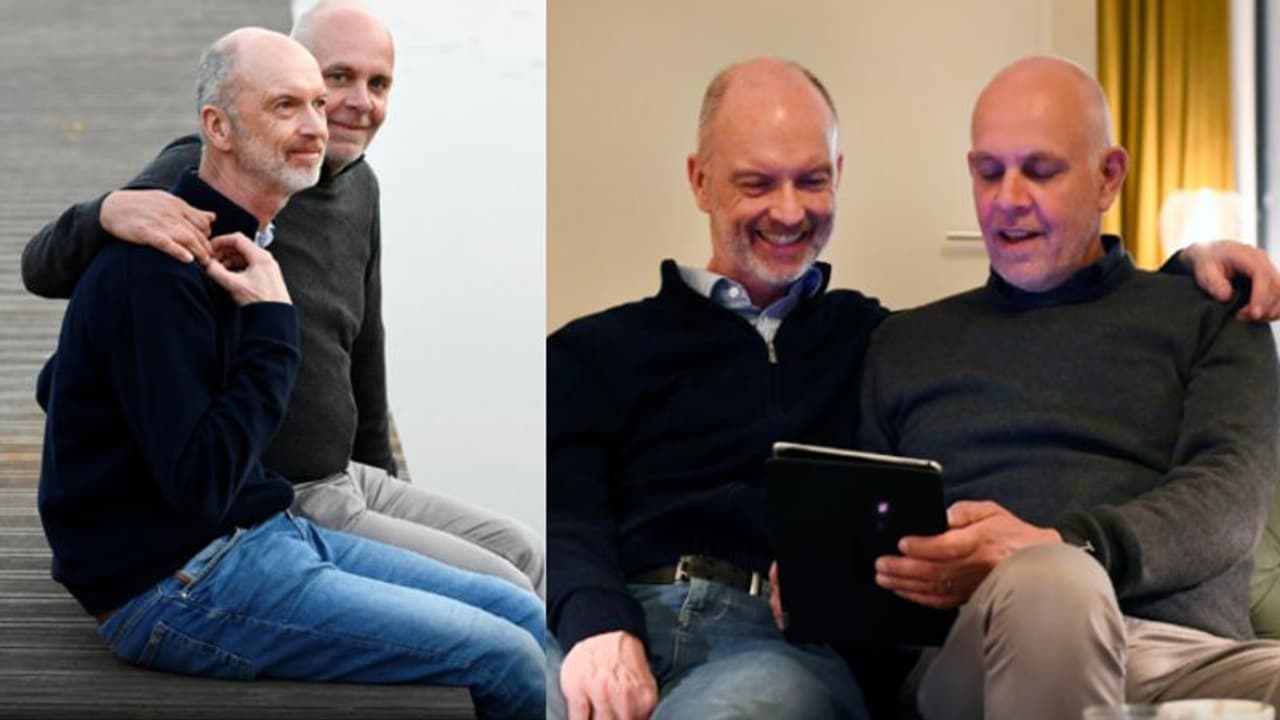 20ാം വിവാഹ വാര്ഷികം ആഘോഷിച്ച് ലോകത്തിലാദ്യമായി നിയമപരമായി വിവാഹിതരായ ഗേ ദമ്പതികള് 20ാം വിവാഹ വാര്ഷികം ആഘോഷിച്ച് ലോകത്തിലാദ്യമായി നിയമപരമായി വിവാഹിതരായ ഗേ ദമ്പതികള്