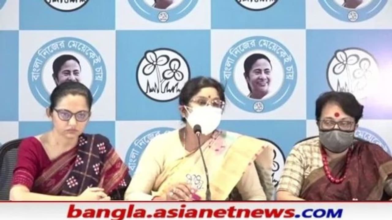 প্রধানমন্ত্রীর বাচনভঙ্গিতে মেয়েদের অসম্মান, তৃণমূল ভবনে মুখর শশী জুন অনন্যা