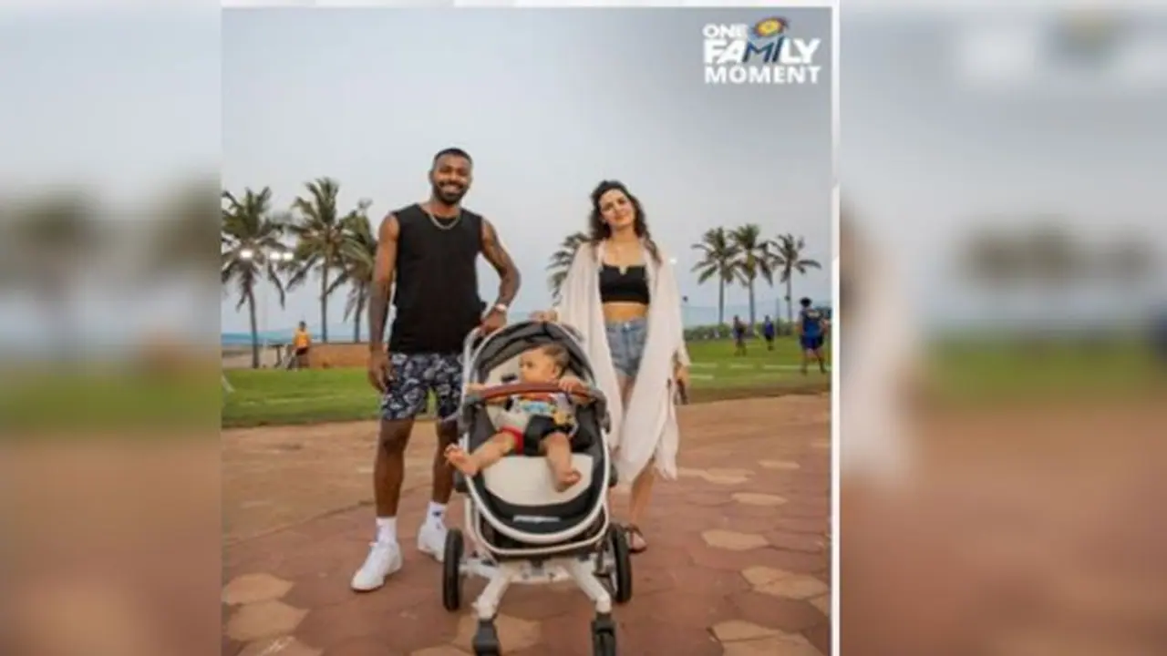 IPL 2021: Watch Agastya's another day out with Hardik Pandya and Natasa Stankovic IPL 2021: Watch Agastya's another day out with Hardik Pandya and Natasa Stankovic