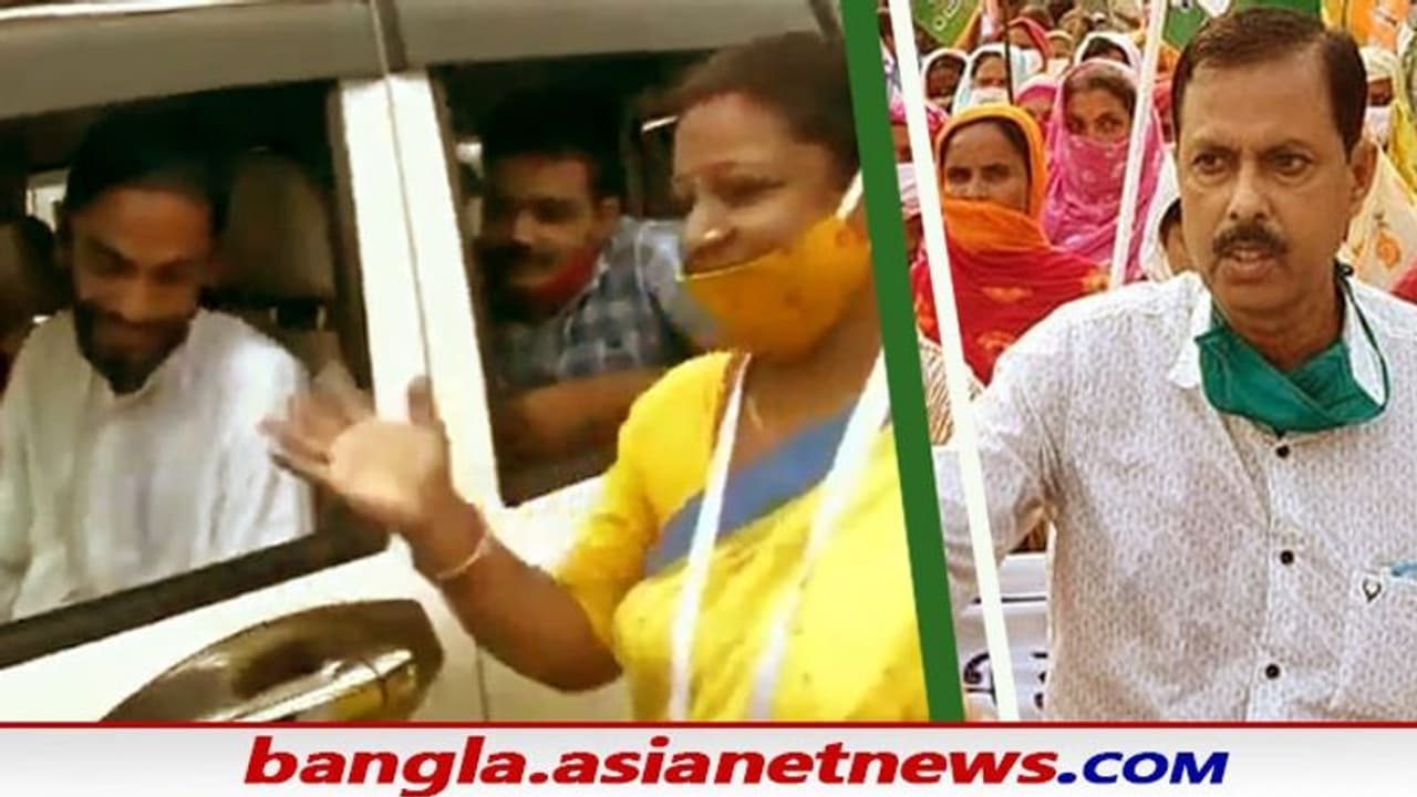 ভোটের বাংলায় সৌজন্যের রাজনীতি আরাবুলের ভাঙড়ে, হাত মেলালেন সৌমি নৌসাদ